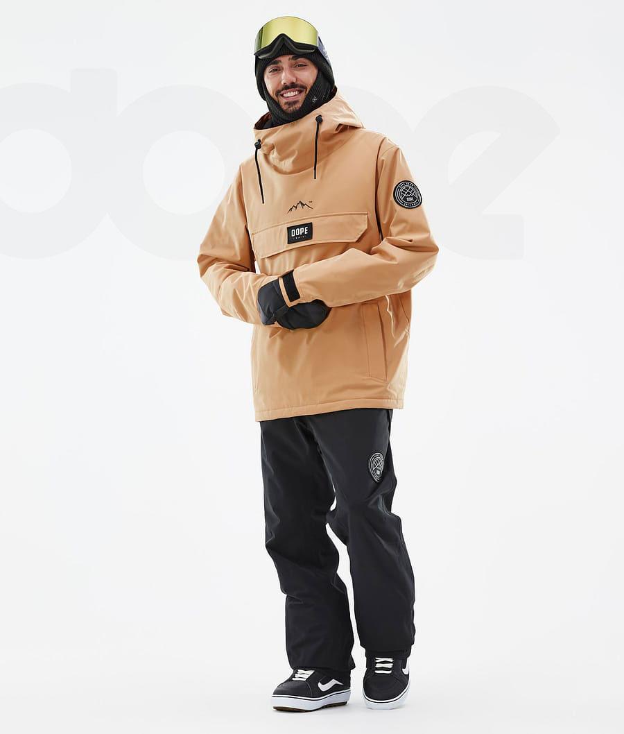 Khaki Men's Dope Blizzard Snowboard Jackets | NZ_D2059
