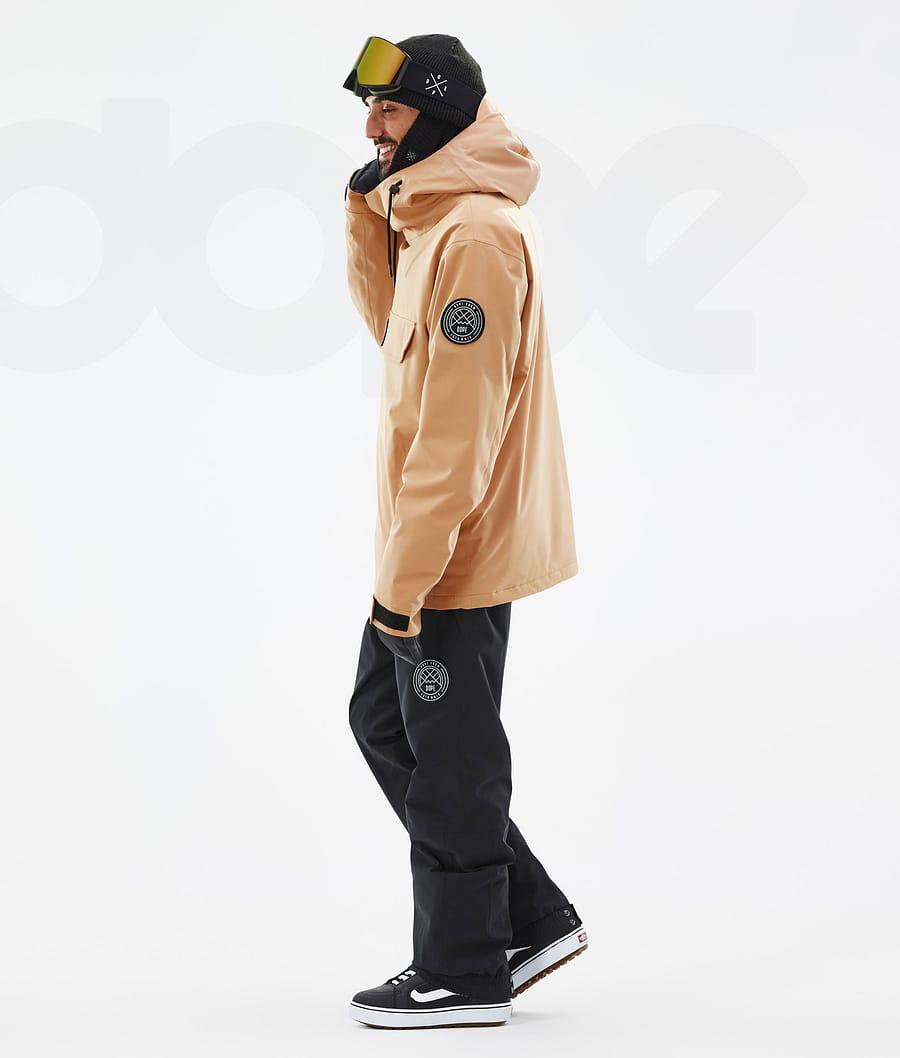 Khaki Men's Dope Blizzard Snowboard Jackets | NZ_D2059