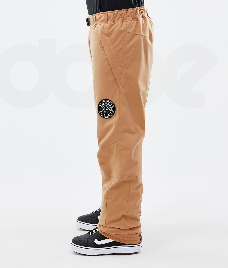 Khaki Men's Dope Blizzard Snowboard Pants | NZ_D1450