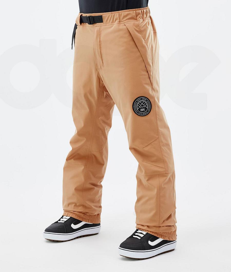 Khaki Men\'s Dope Blizzard Snowboard Pants | NZ_D1450
