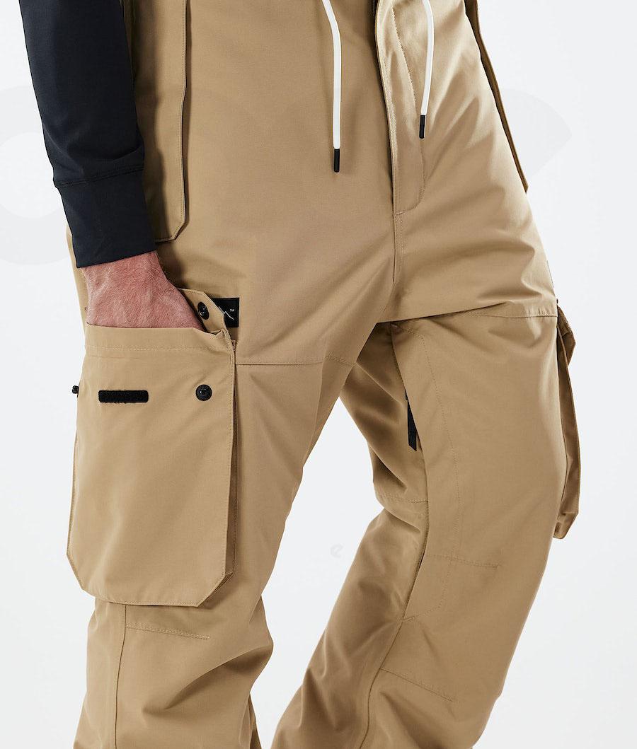 Khaki Men's Dope Iconic 2021 Snowboard Pants | NZ_D1136