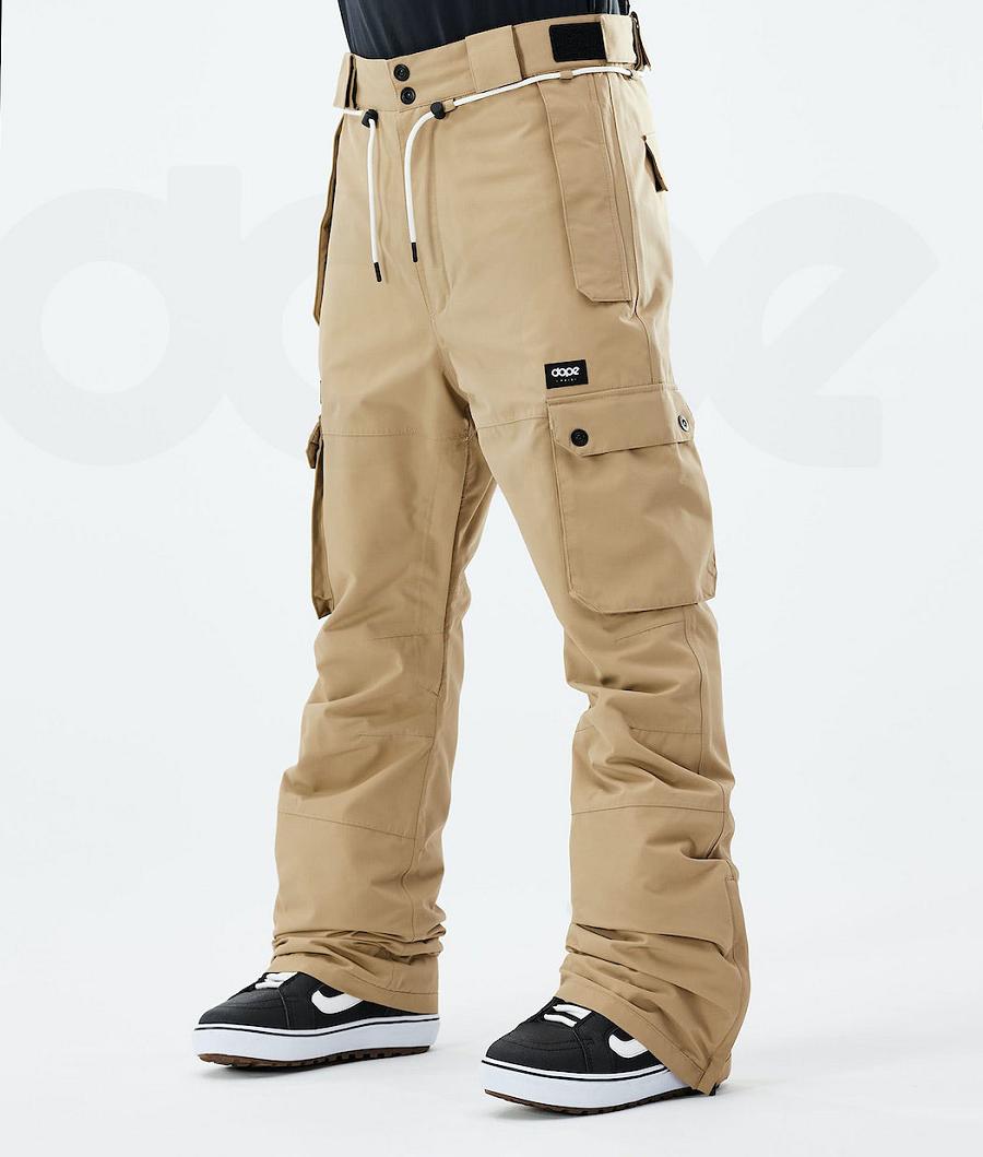 Khaki Men\'s Dope Iconic 2021 Snowboard Pants | NZ_D1136