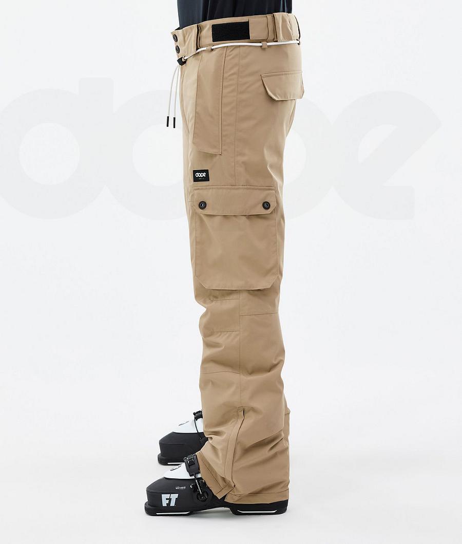 Khaki Men's Dope Iconic Ski Pants | NZ_D1641
