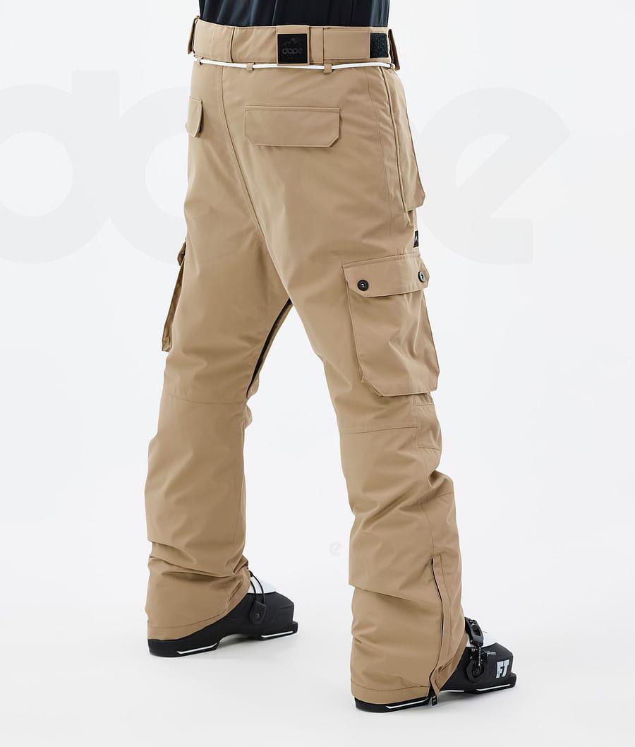 Khaki Men's Dope Iconic Ski Pants | NZ_D1641