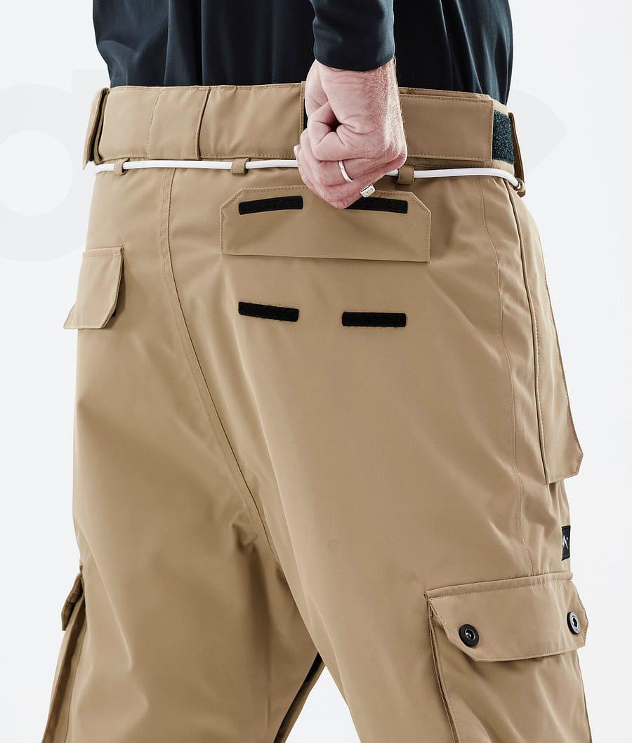 Khaki Men's Dope Iconic Ski Pants | NZ_D1641