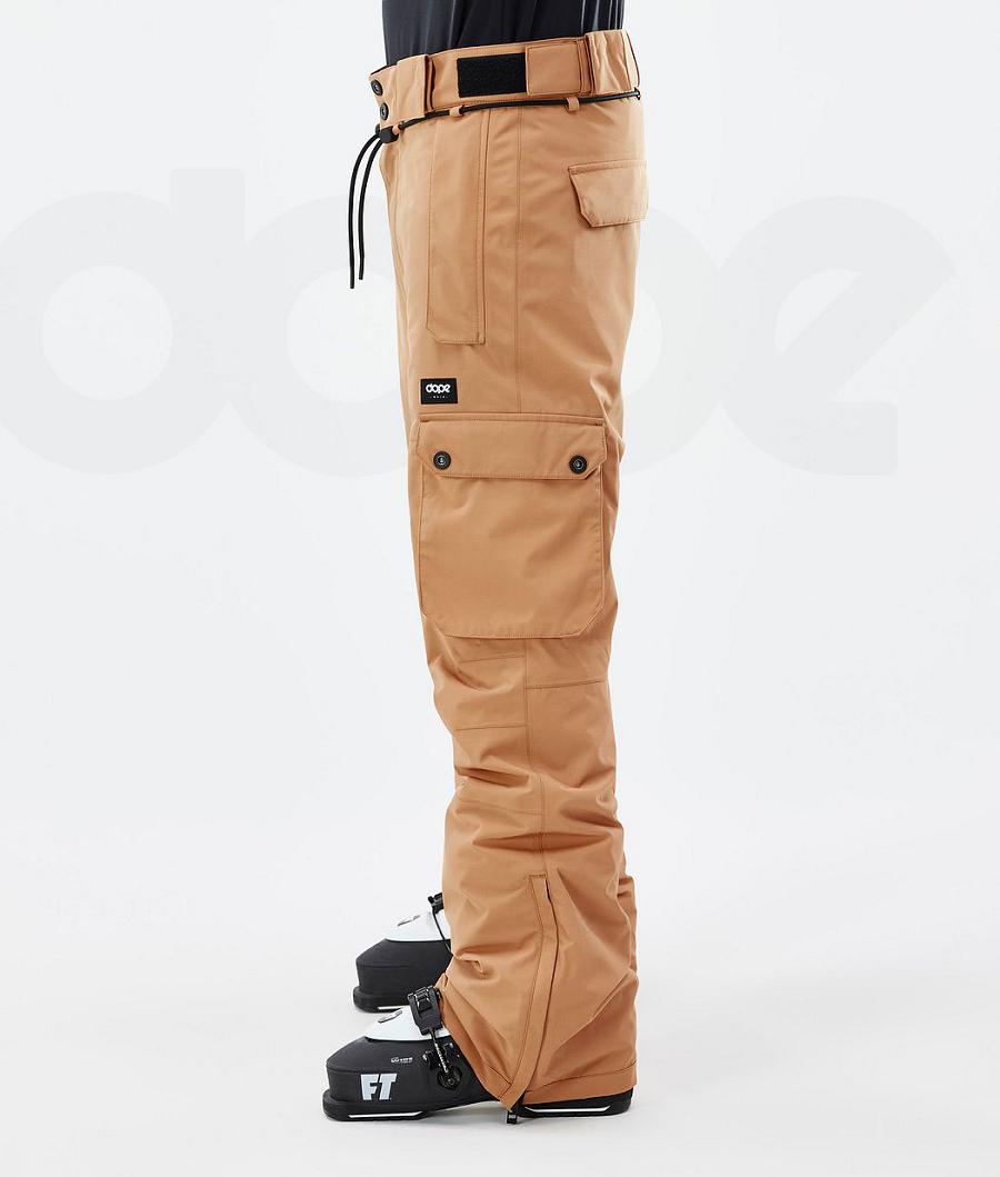 Khaki Men's Dope Iconic Ski Pants | NZ_D2425