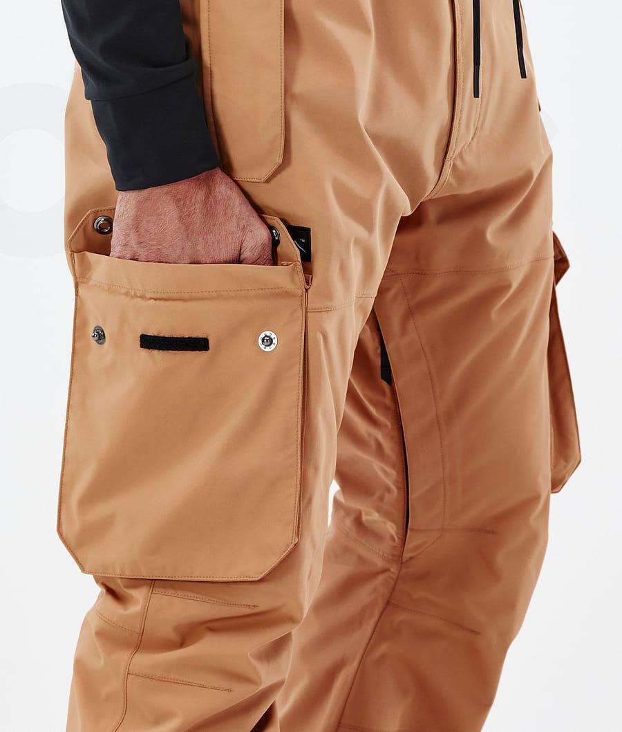 Khaki Men's Dope Iconic Ski Pants | NZ_D2425