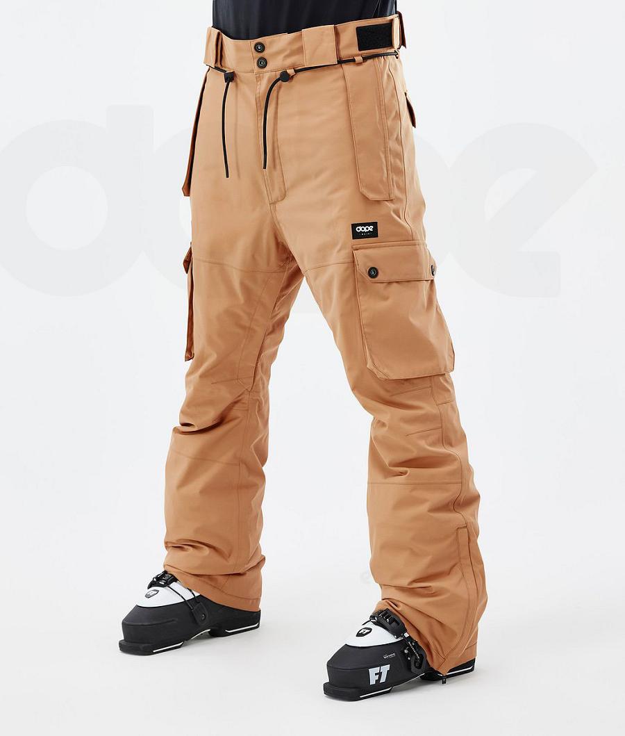 Khaki Men\'s Dope Iconic Ski Pants | NZ_D2425