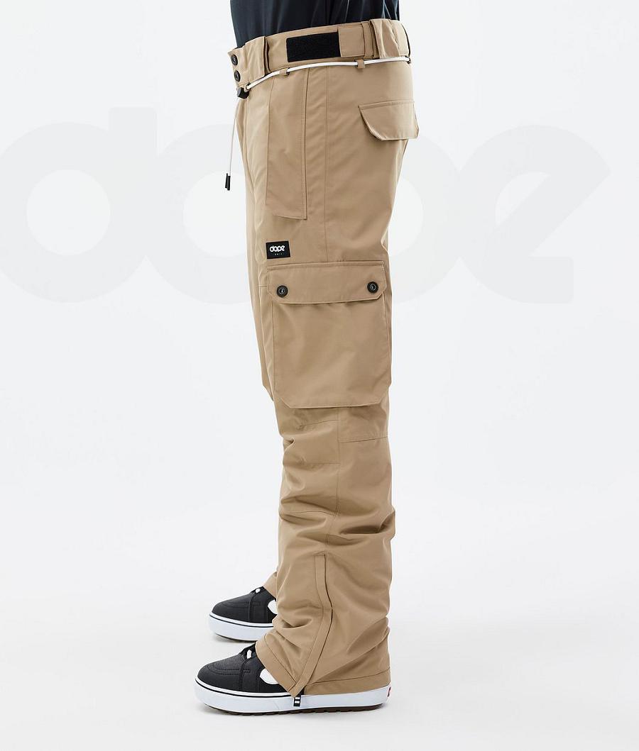 Khaki Men's Dope Iconic Snowboard Pants | NZ_D1082