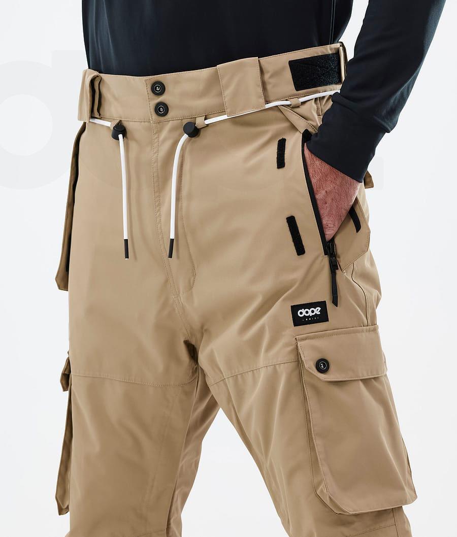Khaki Men's Dope Iconic Snowboard Pants | NZ_D1082