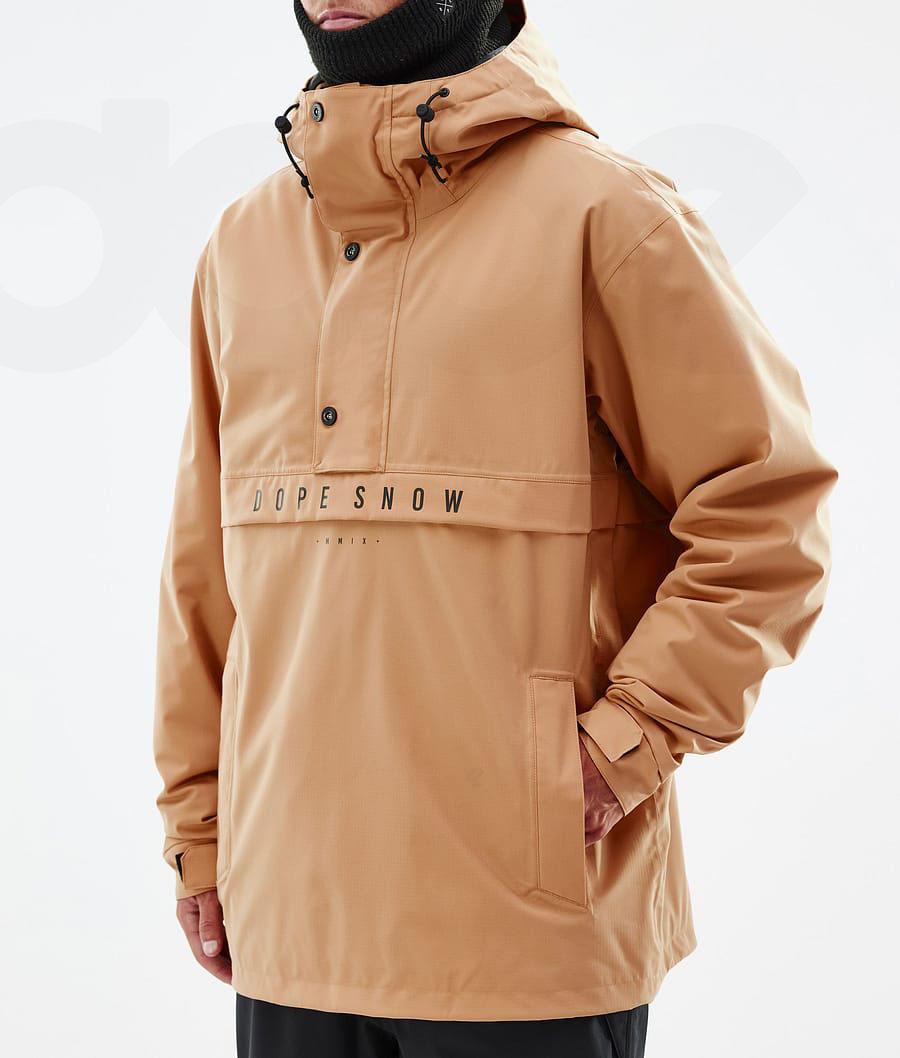 Khaki Men's Dope Legacy Ski Jackets | NZ_D2168