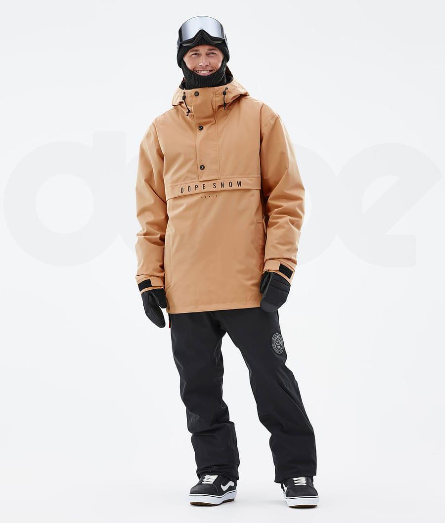 Khaki Men's Dope Legacy Snowboard Jackets | NZ_D1726