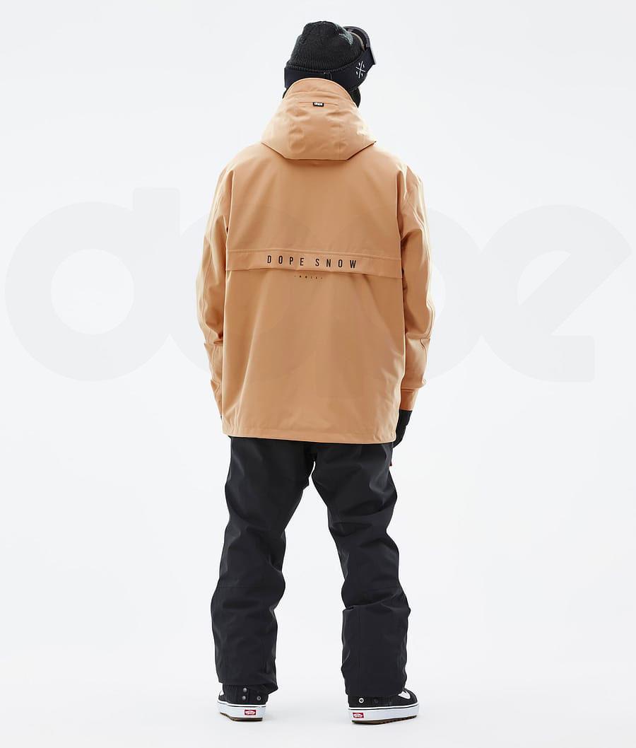 Khaki Men's Dope Legacy Snowboard Jackets | NZ_D1726