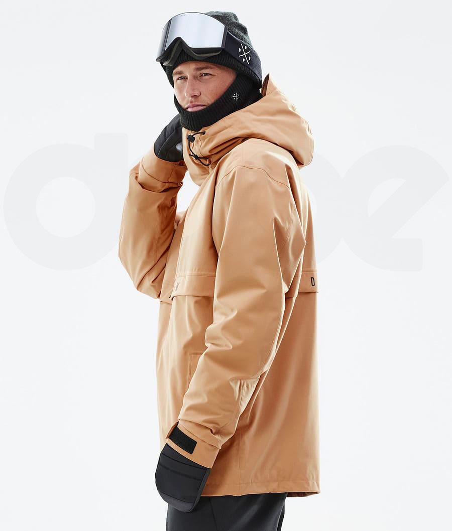 Khaki Men's Dope Legacy Snowboard Jackets | NZ_D1726