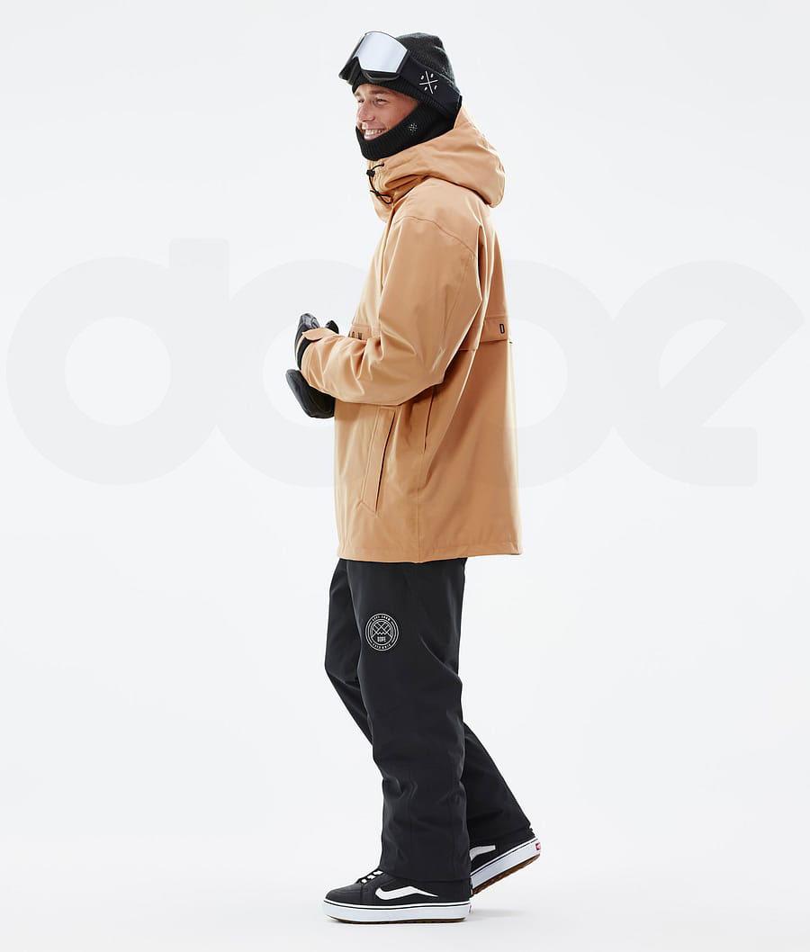 Khaki Men's Dope Legacy Snowboard Jackets | NZ_D1726