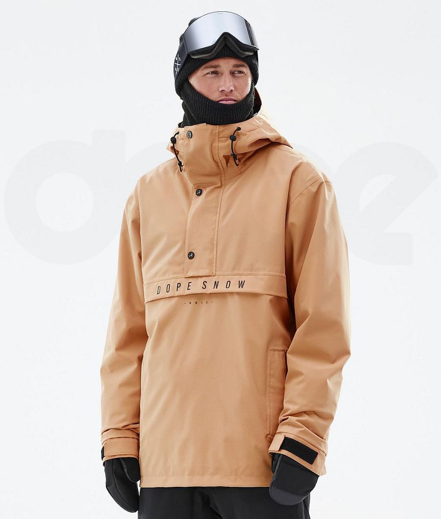 Khaki Men\'s Dope Legacy Snowboard Jackets | NZ_D1726