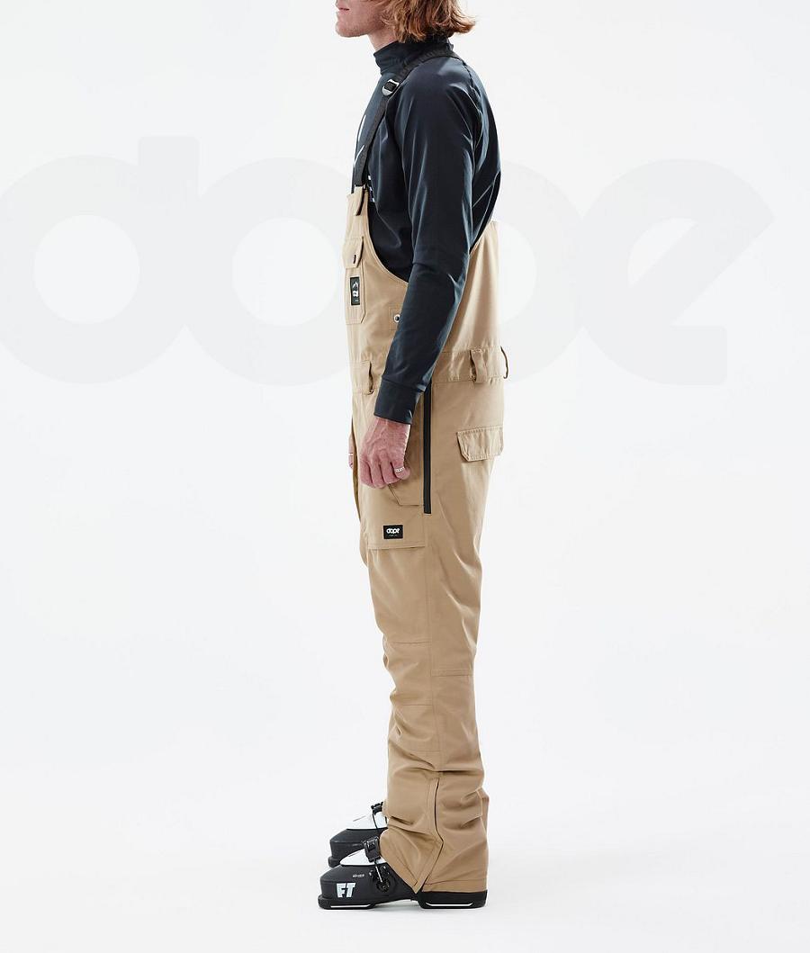 Khaki Men's Dope Notorious B.I.B Ski Pants | NZ_D1797
