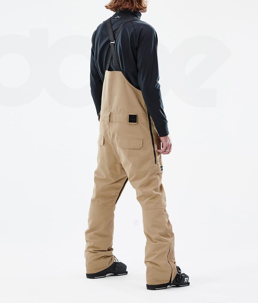 Khaki Men's Dope Notorious B.I.B Ski Pants | NZ_D1797