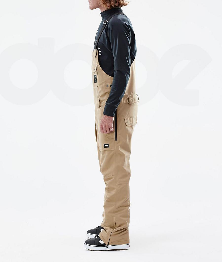 Khaki Men's Dope Notorious B.I.B Snowboard Pants | NZ_D1869