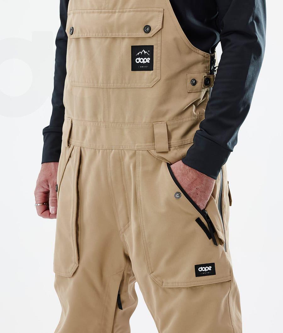 Khaki Men's Dope Notorious B.I.B Snowboard Pants | NZ_D1869