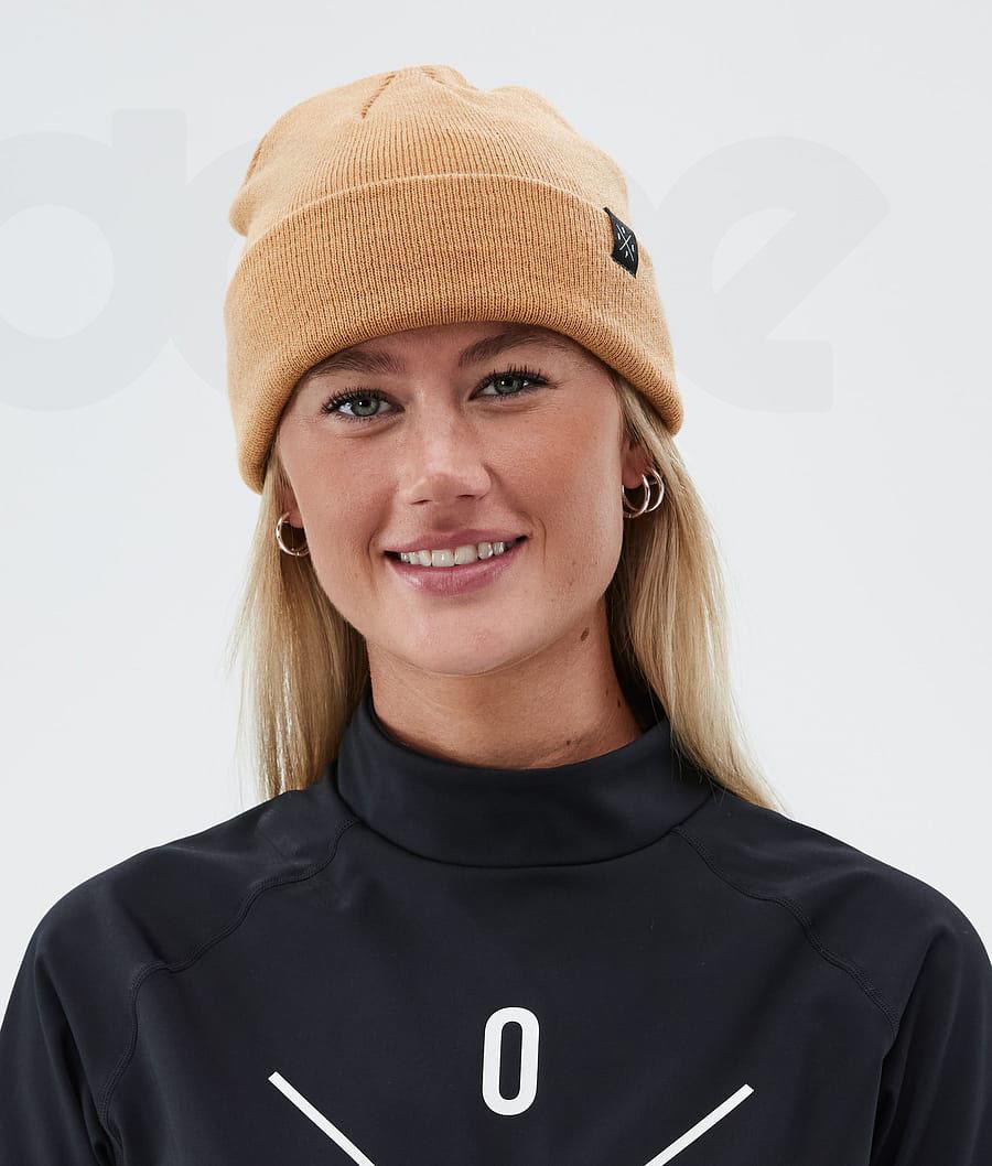 Khaki Men's Dope Solitude Beanies | NZ_D2525
