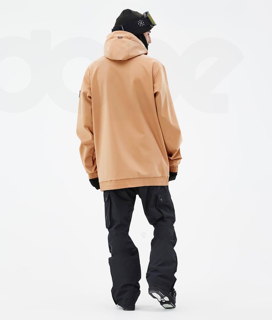 Khaki Men's Dope Wylie Ski Jackets | NZ_D1591