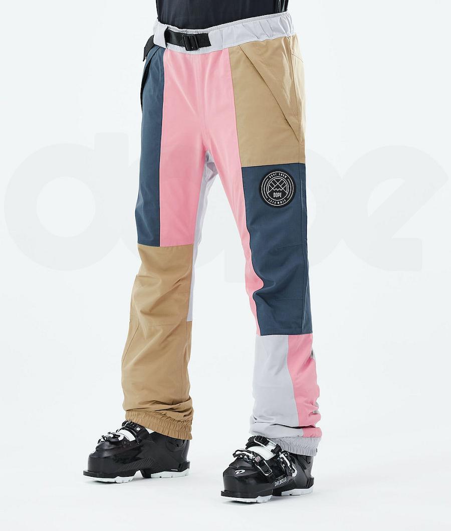 Khaki Women\'s Dope Blizzard LE W Ski Pants | NZ_D2257