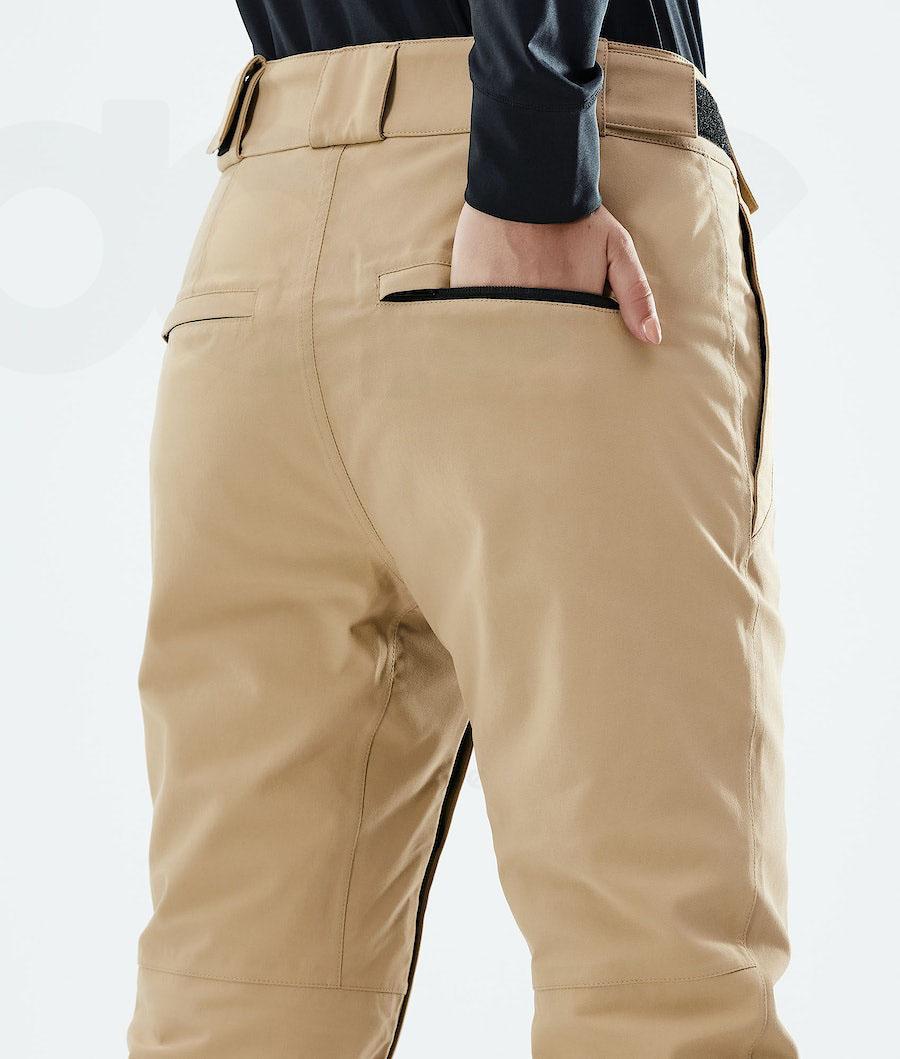 Khaki Women's Dope Con W 2021 Ski Pants | NZ_D2375