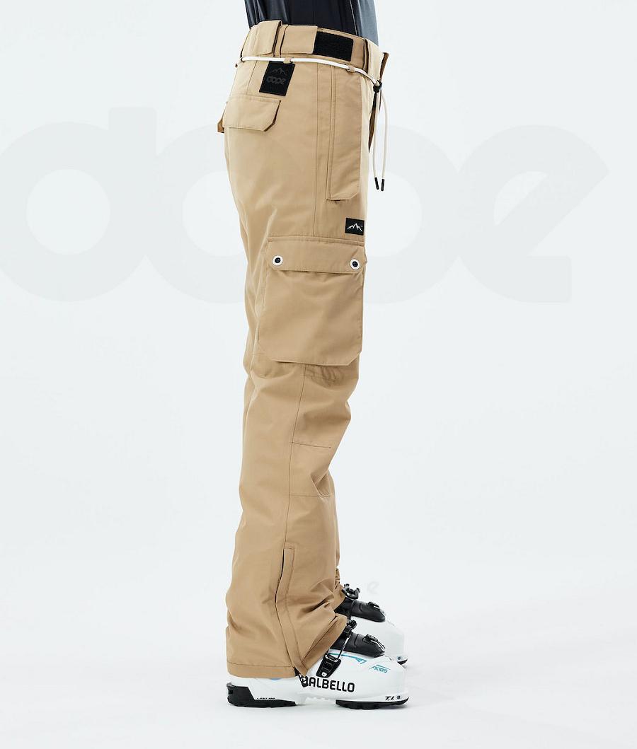 Khaki Women's Dope Iconic W 2021 Ski Pants | NZ_D2298