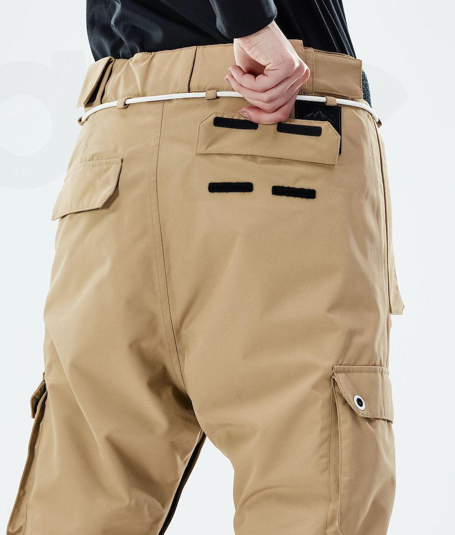 Khaki Women's Dope Iconic W 2021 Ski Pants | NZ_D2298
