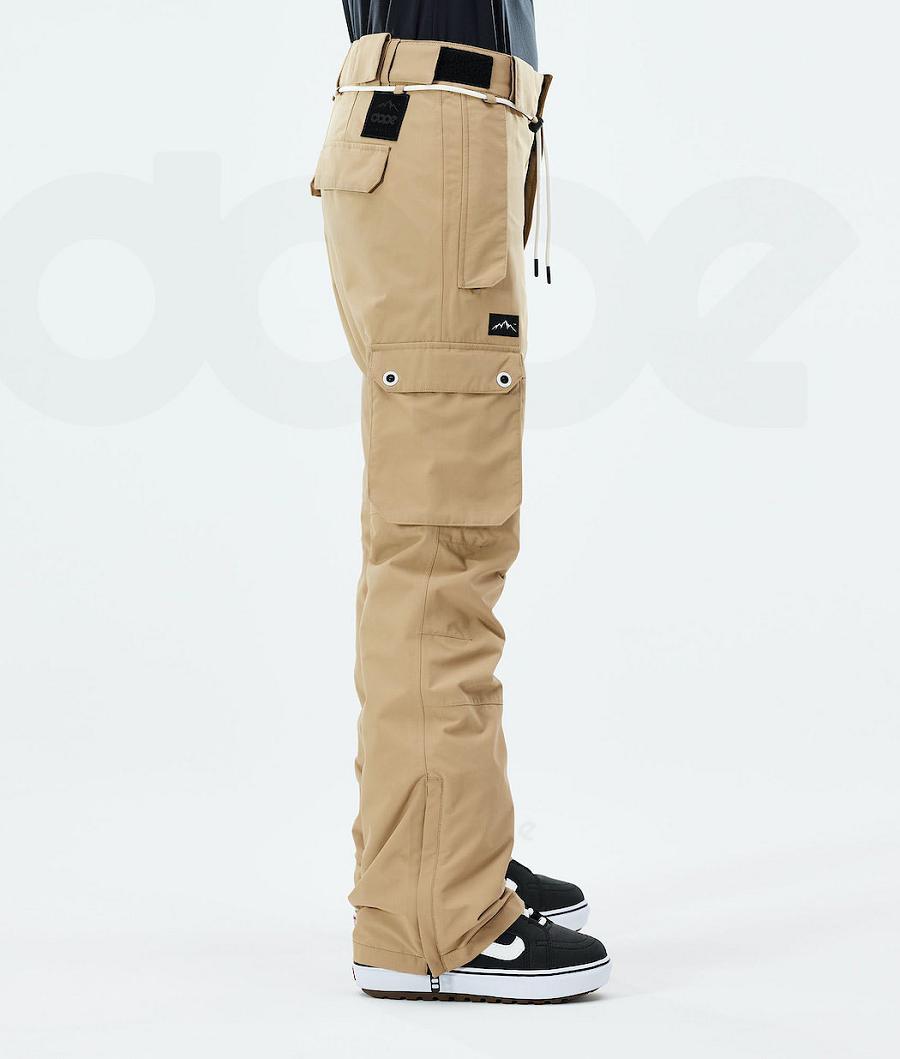 Khaki Women's Dope Iconic W 2021 Snowboard Pants | NZ_D1342