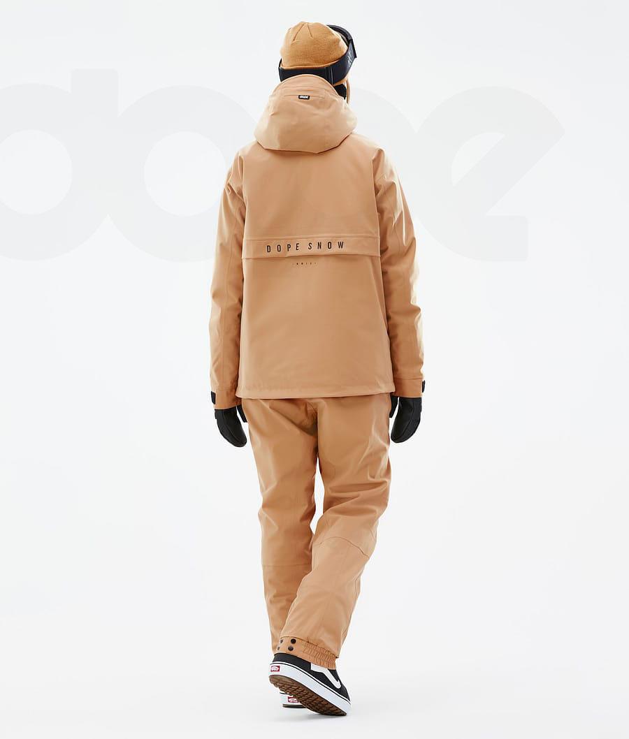 Khaki Women's Dope Legacy W Snowboard Jackets | NZ_D1987
