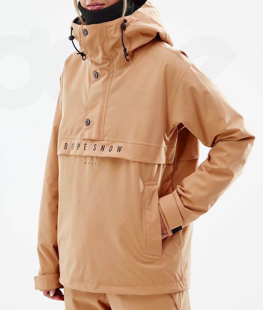 Khaki Women's Dope Legacy W Snowboard Jackets | NZ_D1987