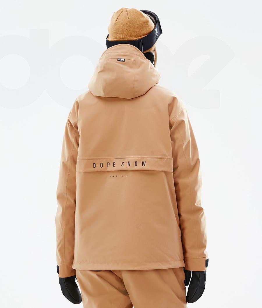 Khaki Women's Dope Legacy W Snowboard Jackets | NZ_D1987