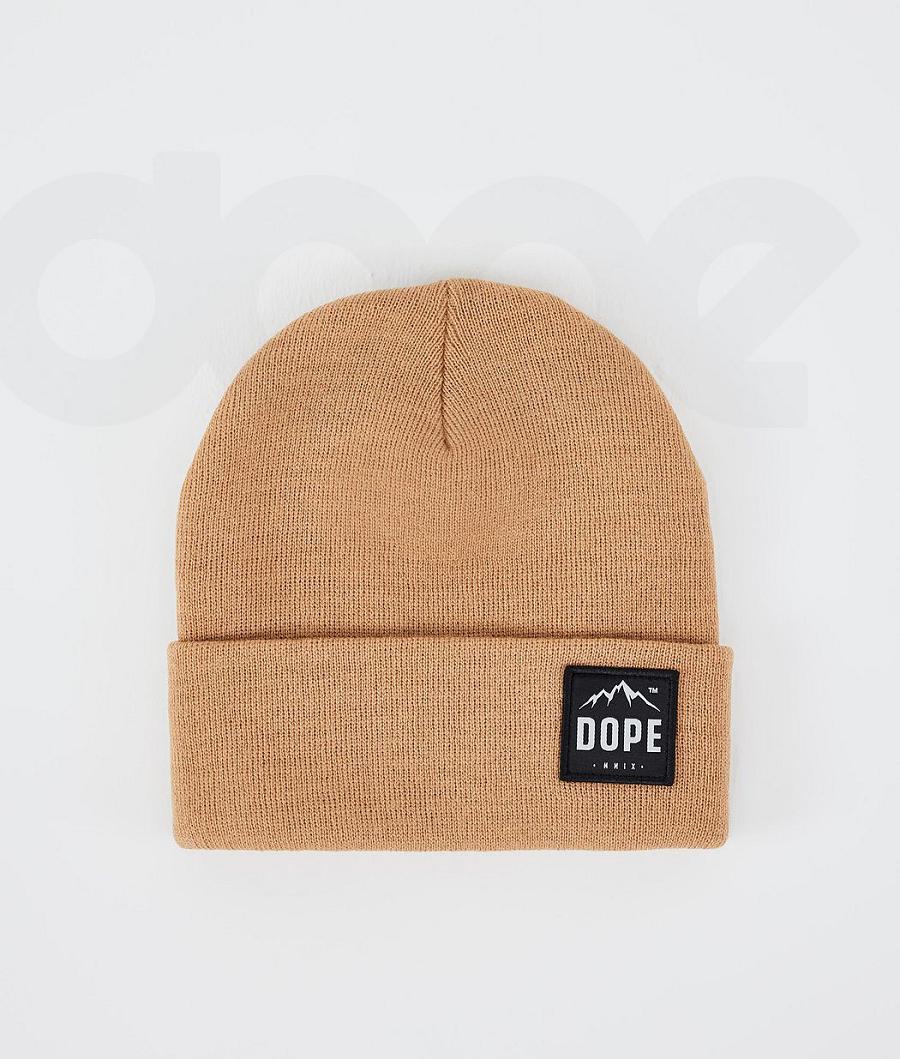 Khaki Women\'s Dope Paradise Beanies | NZ_D2457