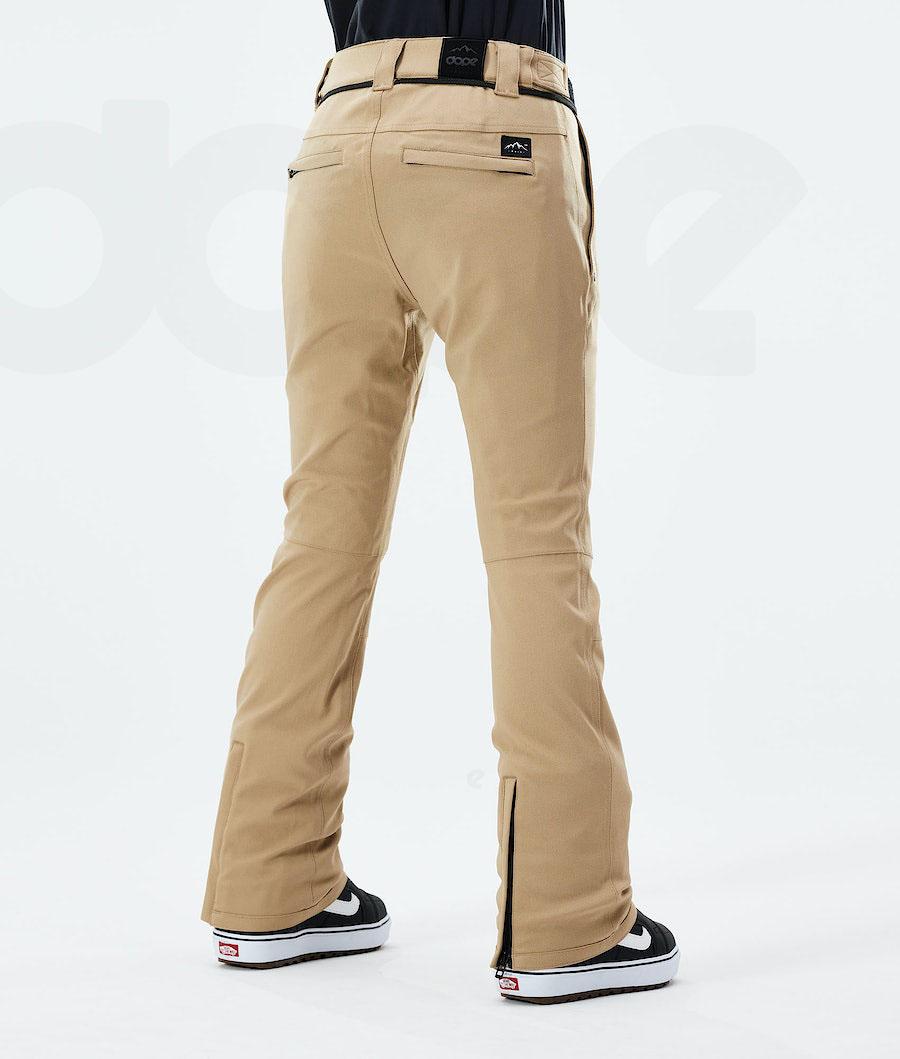 Khaki Women's Dope Tigress W 2021 Snowboard Pants | NZ_D1933