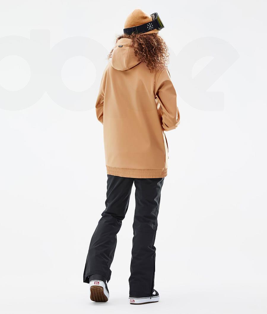 Khaki Women's Dope Wylie W Snowboard Jackets | NZ_D1586