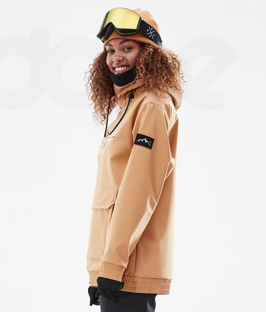 Khaki Women's Dope Wylie W Snowboard Jackets | NZ_D1586
