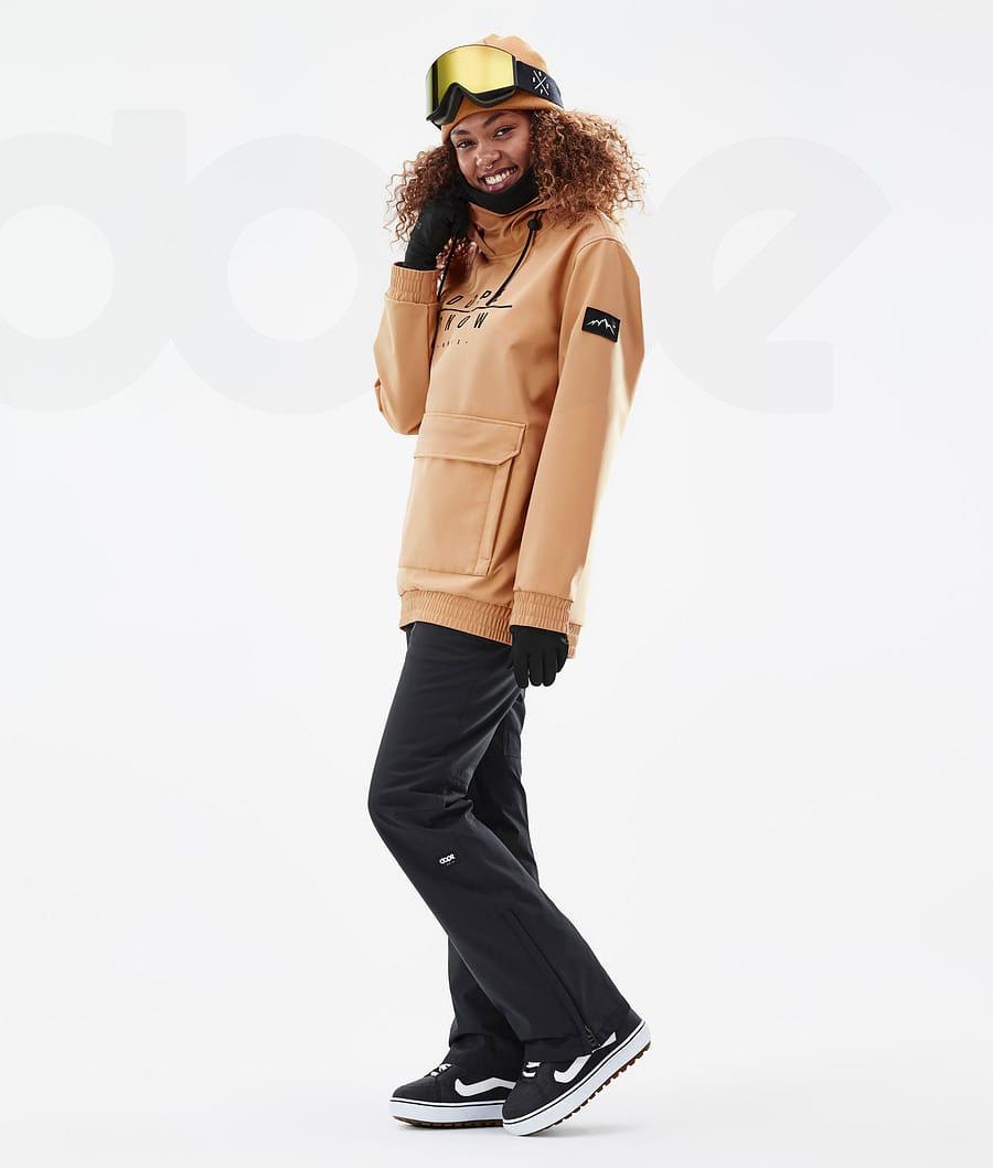 Khaki Women's Dope Wylie W Snowboard Jackets | NZ_D1586