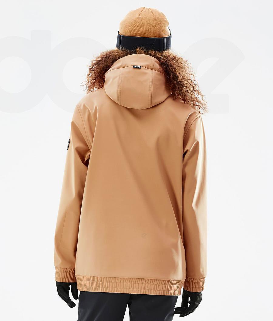 Khaki Women's Dope Wylie W Snowboard Jackets | NZ_D1586