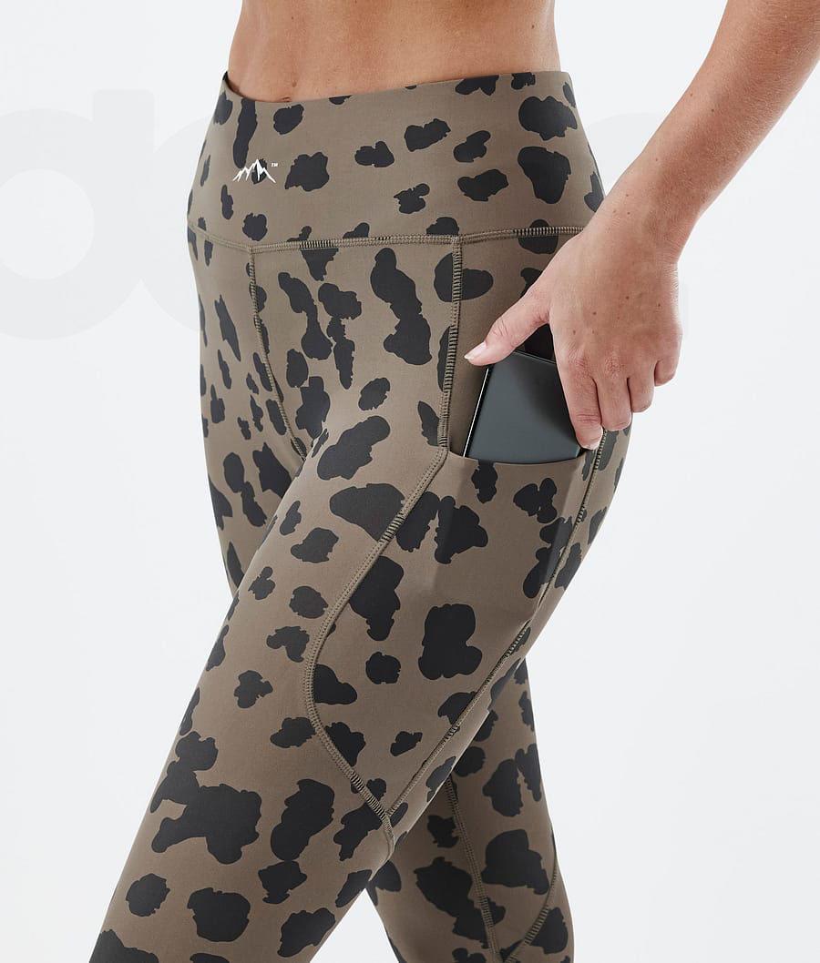 Leopard Women's Dope Lofty Tech Leggings | NZ_D1266