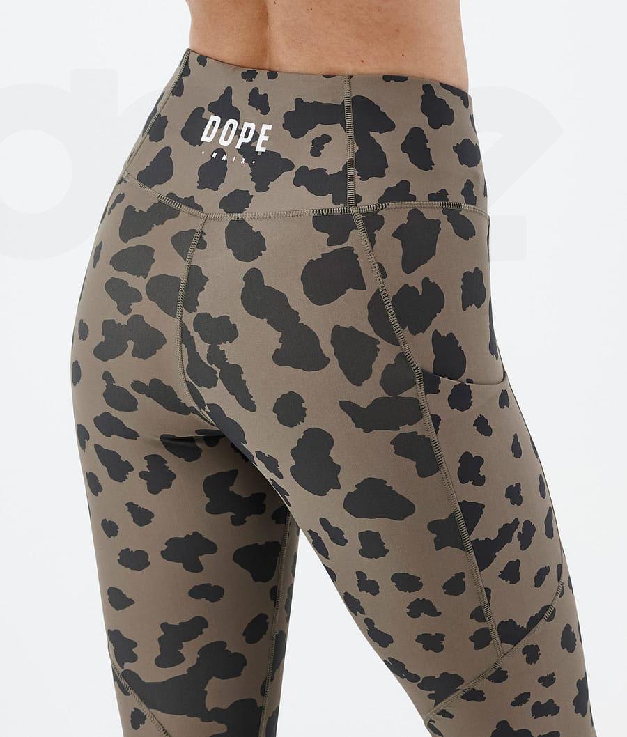 Leopard Women's Dope Lofty Tech Leggings | NZ_D1266