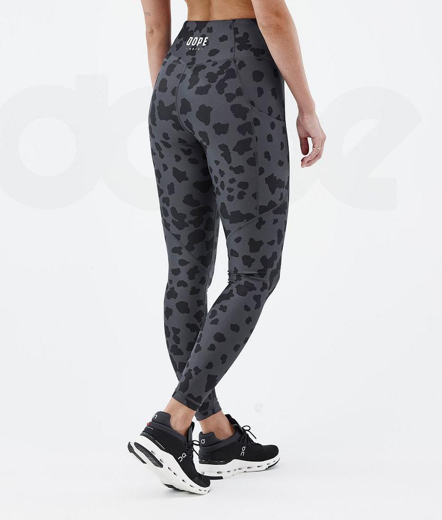 Leopard Women's Dope Lofty Tech Leggings | NZ_D2170
