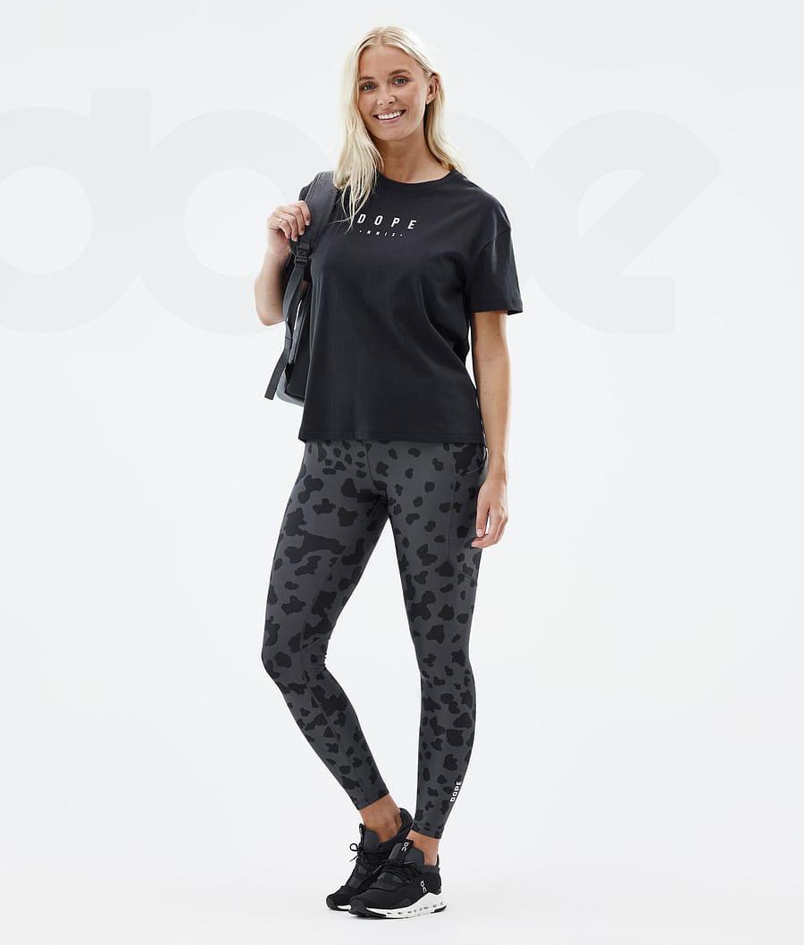 Leopard Women's Dope Lofty Tech Leggings | NZ_D2170