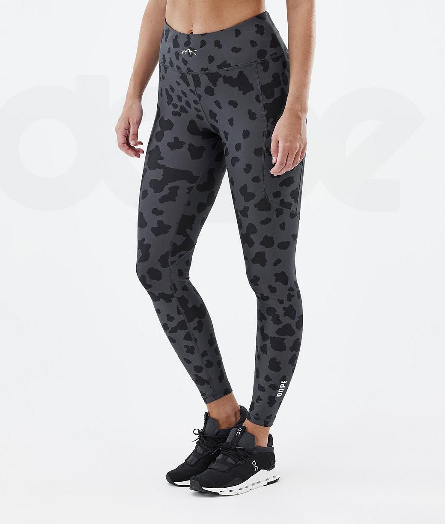 Leopard Women\'s Dope Lofty Tech Leggings | NZ_D2170