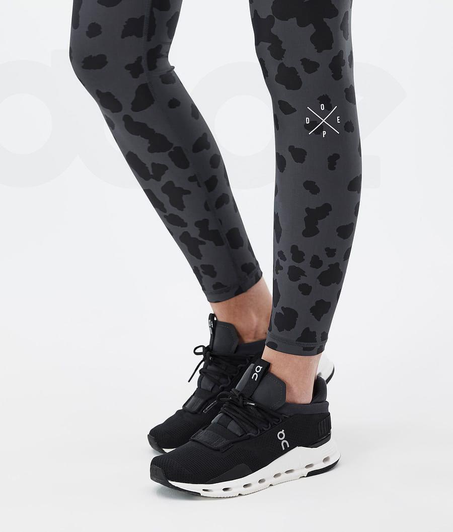 Leopard Women's Dope Razor Leggings | NZ_D1301