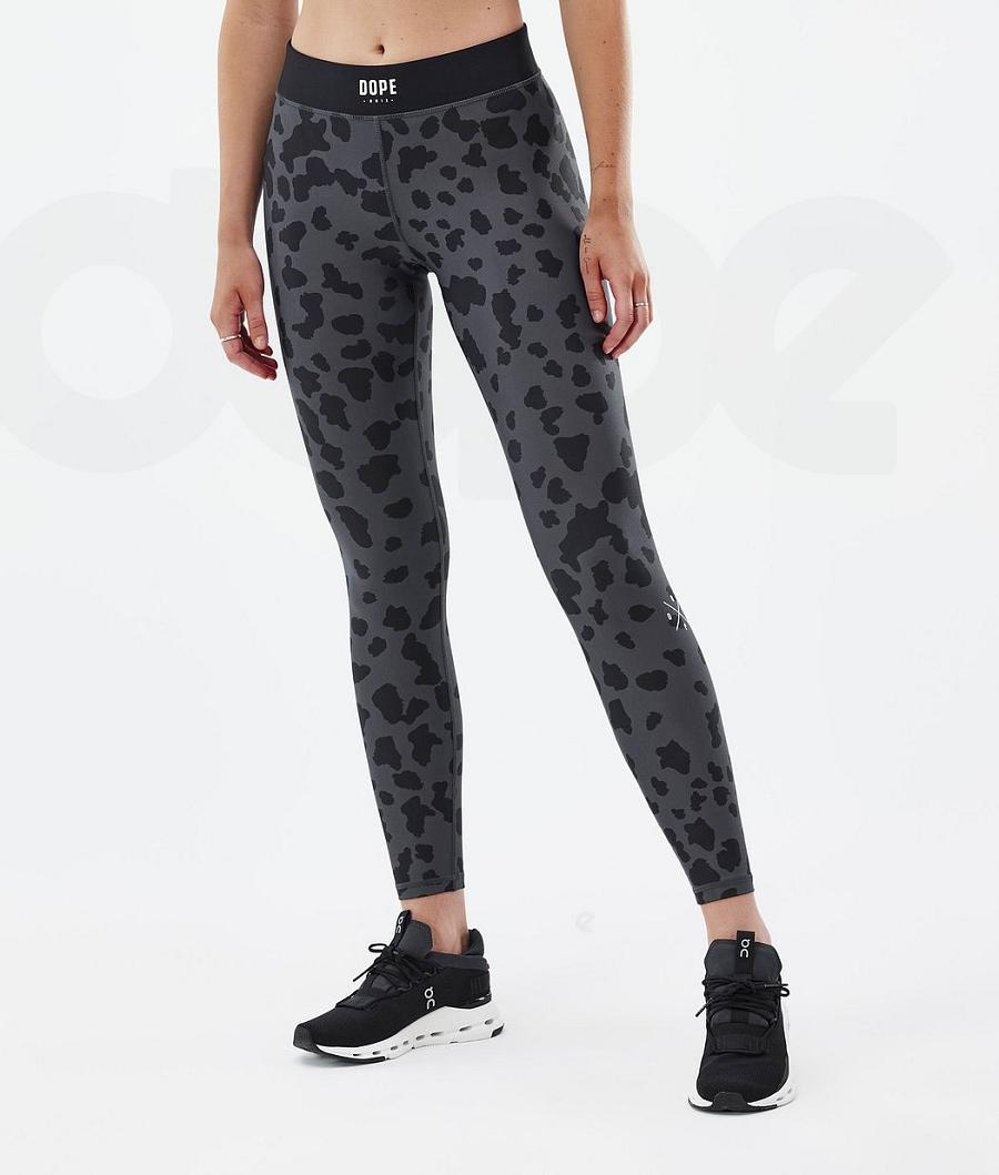 Leopard Women\'s Dope Razor Leggings | NZ_D1301
