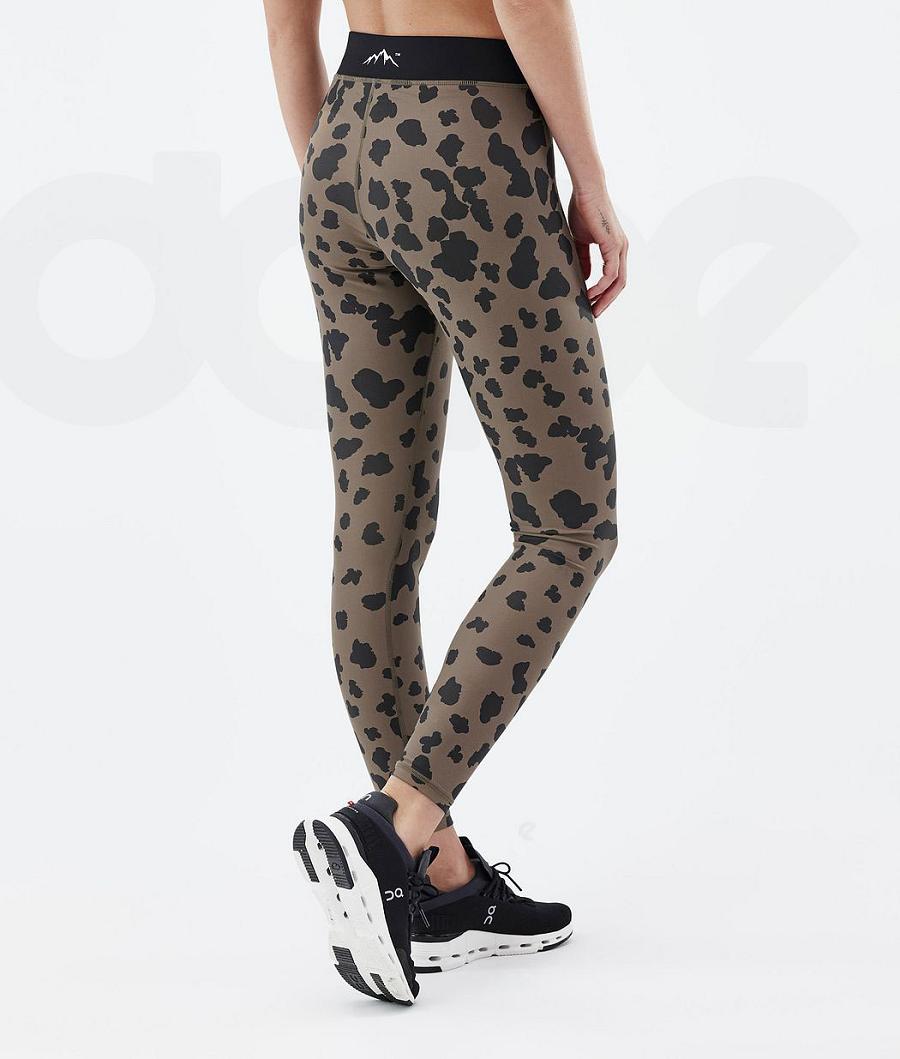Leopard Women's Dope Razor Leggings | NZ_D1849
