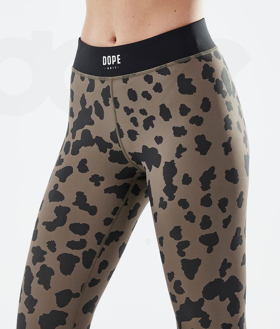 Leopard Women's Dope Razor Leggings | NZ_D1849