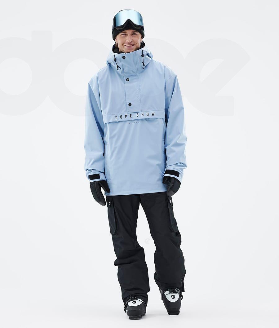 Light Blue Men's Dope Legacy Ski Jackets | NZ_D1435
